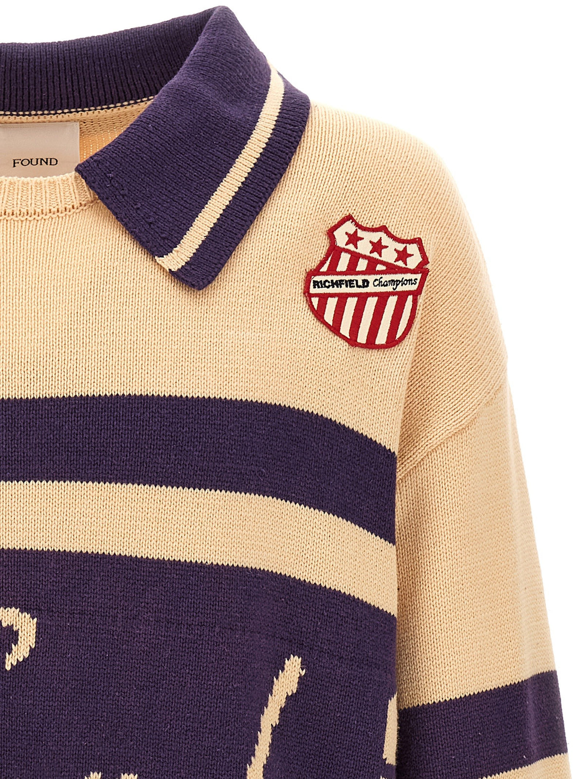 FOUND Varsity Sweater Gold