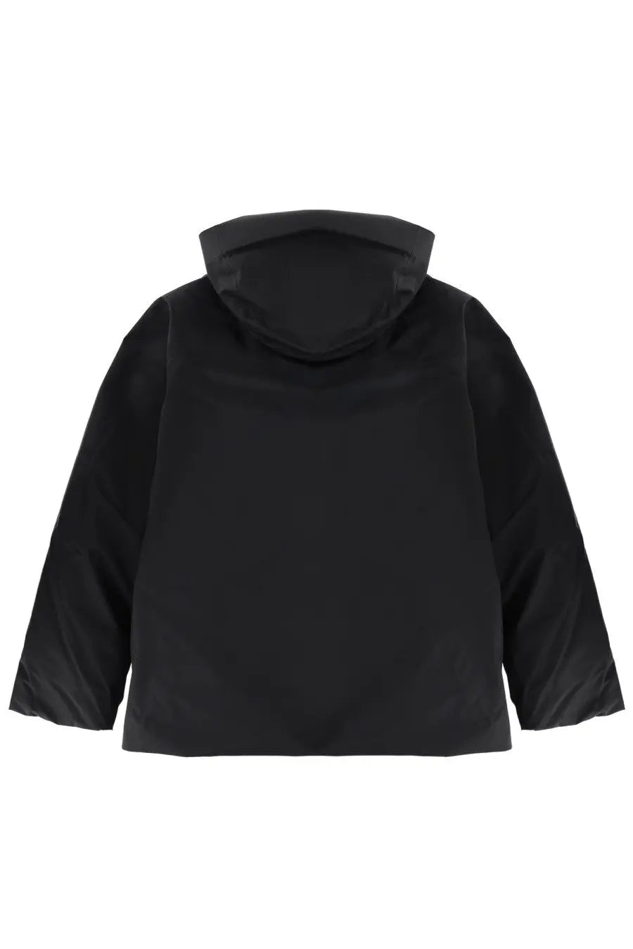 Veilance men’s sorin jacket black with sleek minimalist design and smooth fabric front view