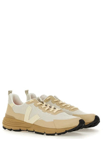 Veja men’s sneaker Dekkan beige in beige and cream with mesh upper suede accents and chunky rubber sole