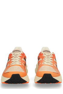 Veja women’s condor advanced sneaker orange with vibrant orange and cream breathable mesh upper and cushioned midsole