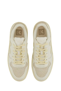 Veja women’s sneaker white cream-colored with perforated leather uppers and matching laces