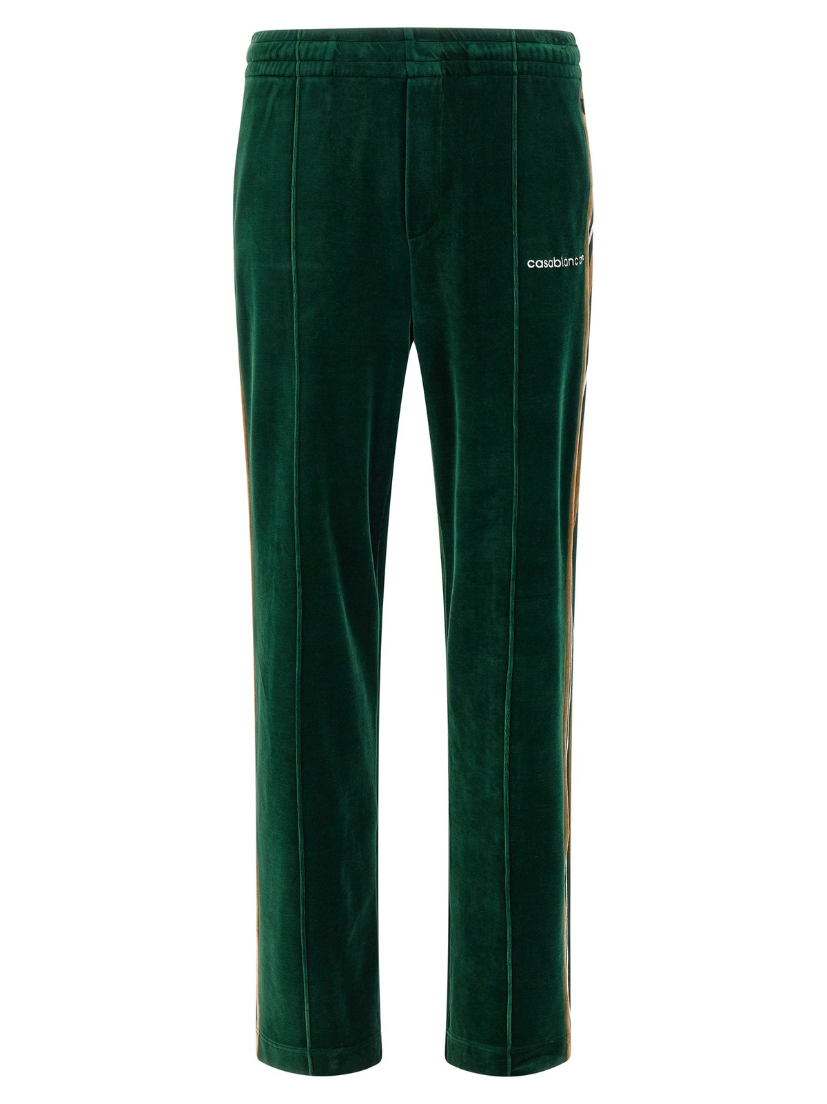 Casablanca Velour Joggers Green