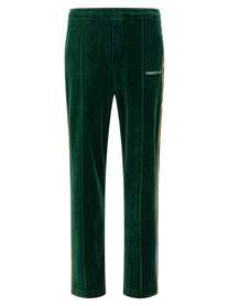 Casablanca Velour Joggers Green
