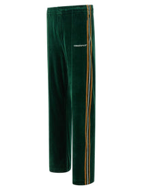 Casablanca Velour Joggers Green