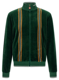 Casablanca Velour Sweatshirt Green