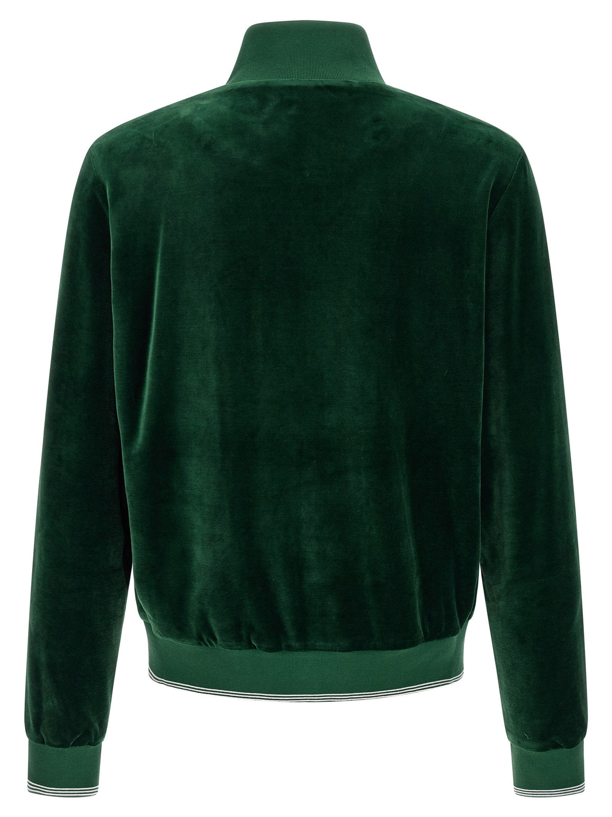 Casablanca Velour Sweatshirt Green