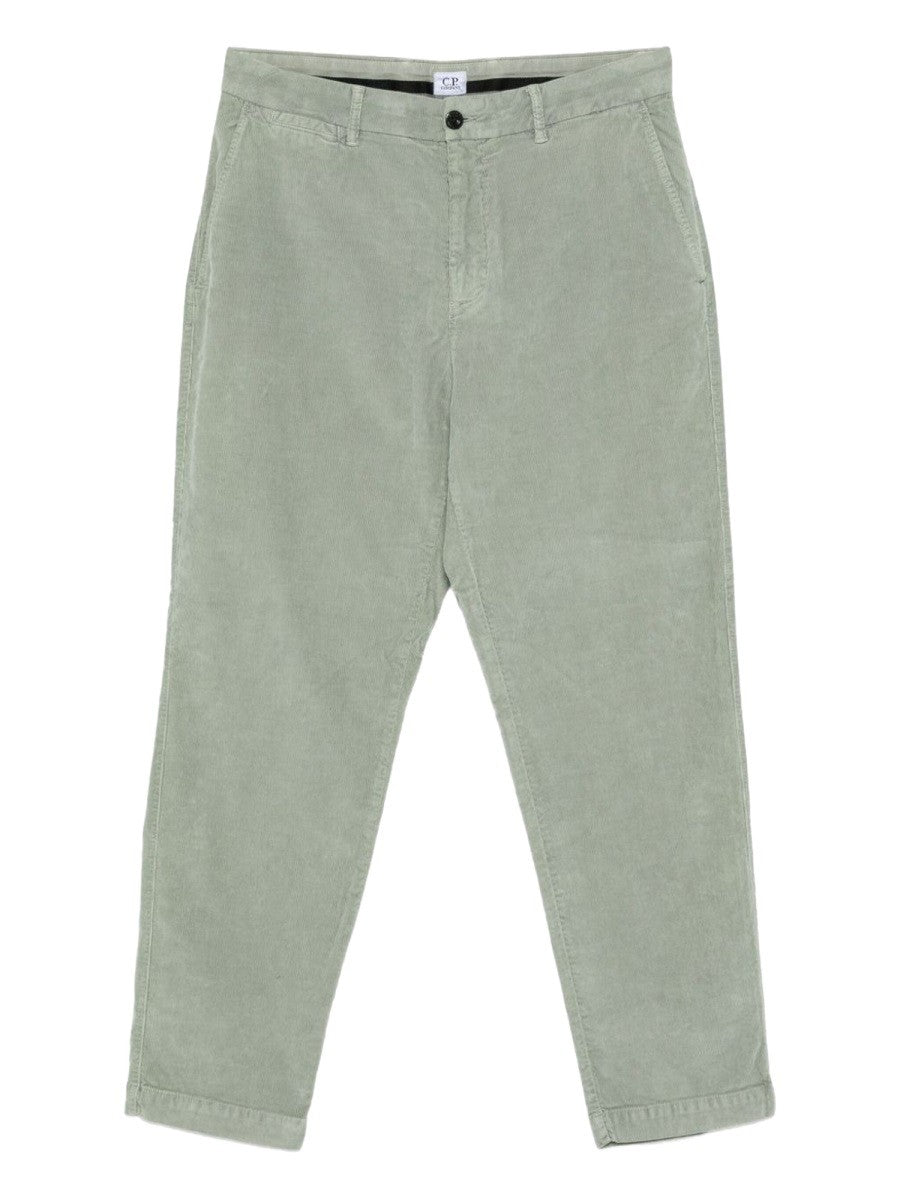 C.P. Company Men's Velvet Chino Pants Green