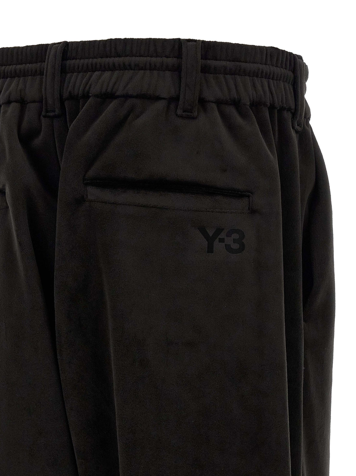 Y-3 Velvet Effect Joggers Black