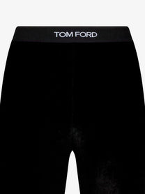 Tom Ford Women's Velvet Leggings Black