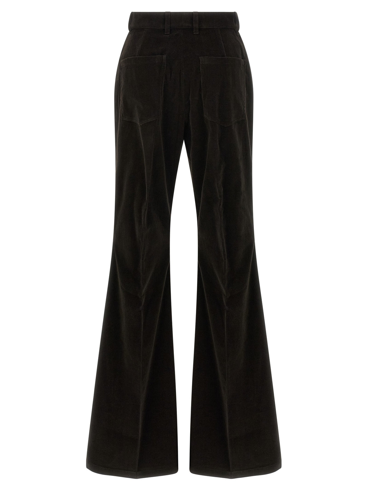 Ferragamo Velvet Pants Brown