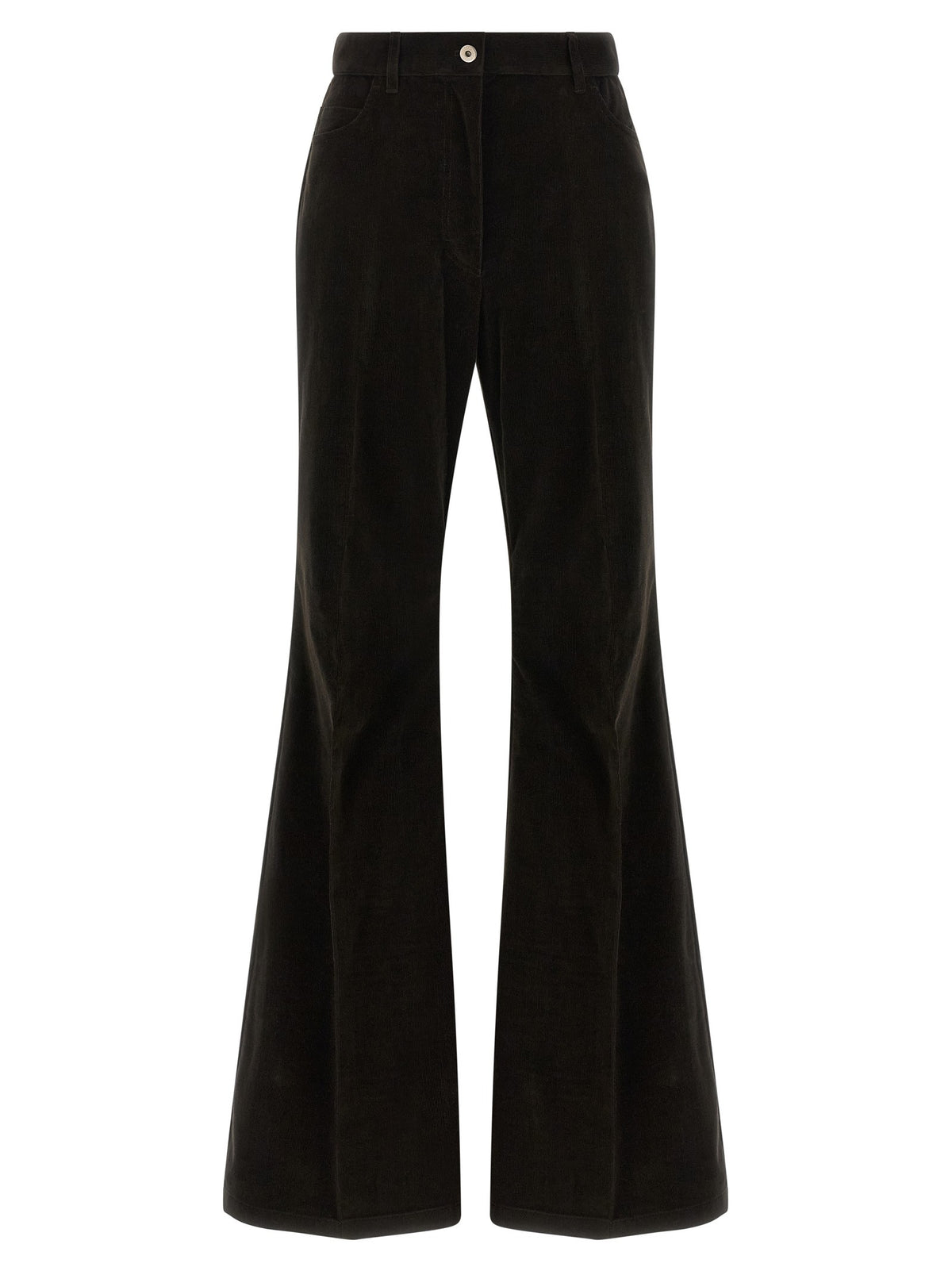 Ferragamo Velvet Pants Brown