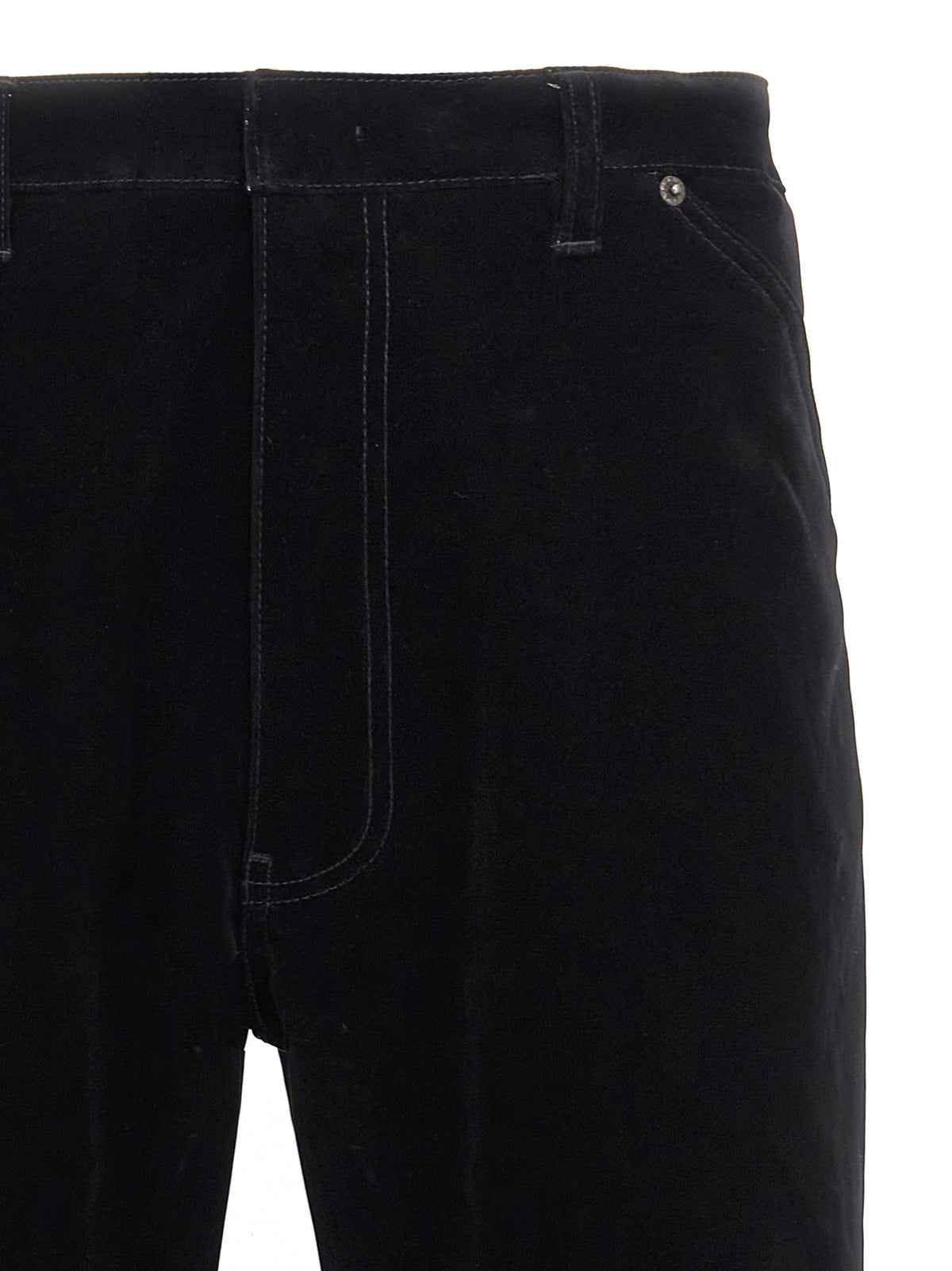 PRADA Velvet Pants Black