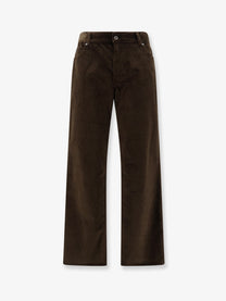 Loewe Women's Velvet Trousers Brown