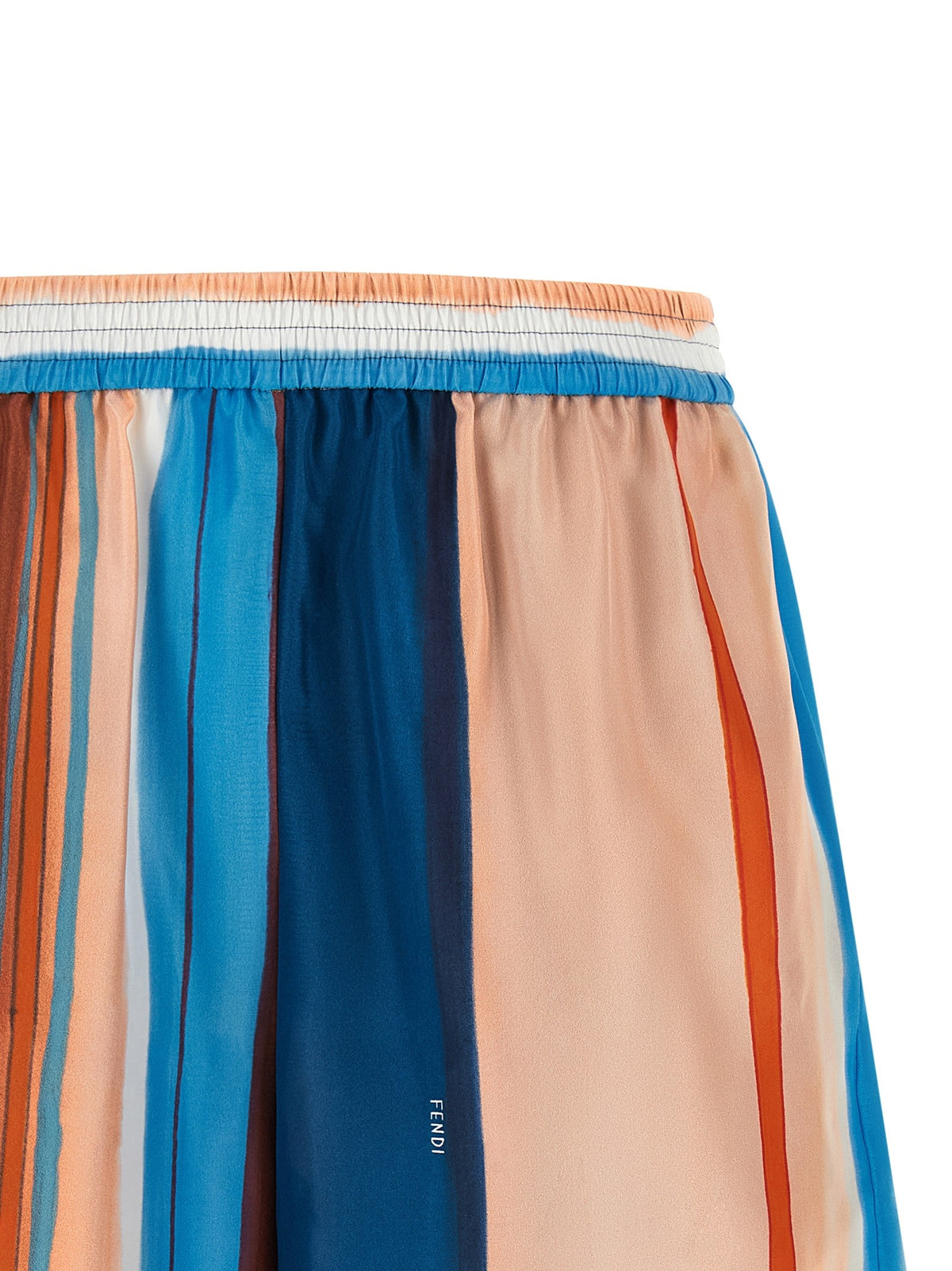 Fendi Venetian Stripes Shorts Gold
