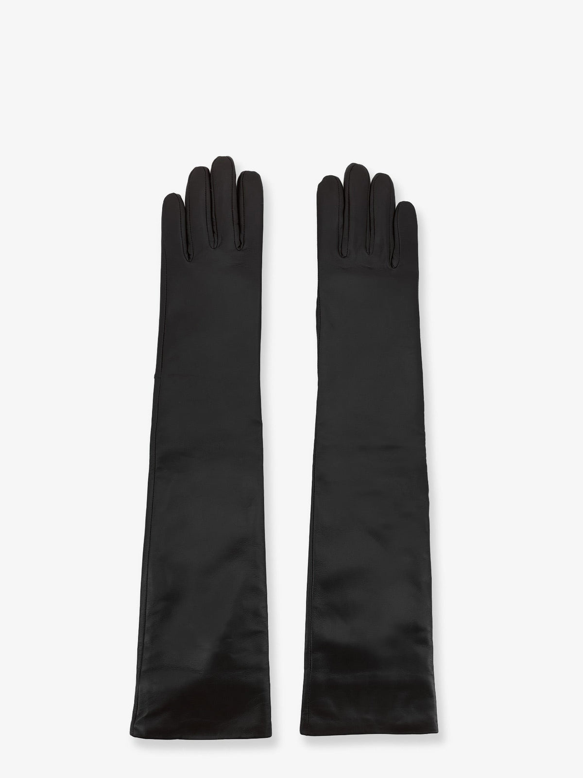 The Frankie Shop Women's Veneto Leather Gloves Black