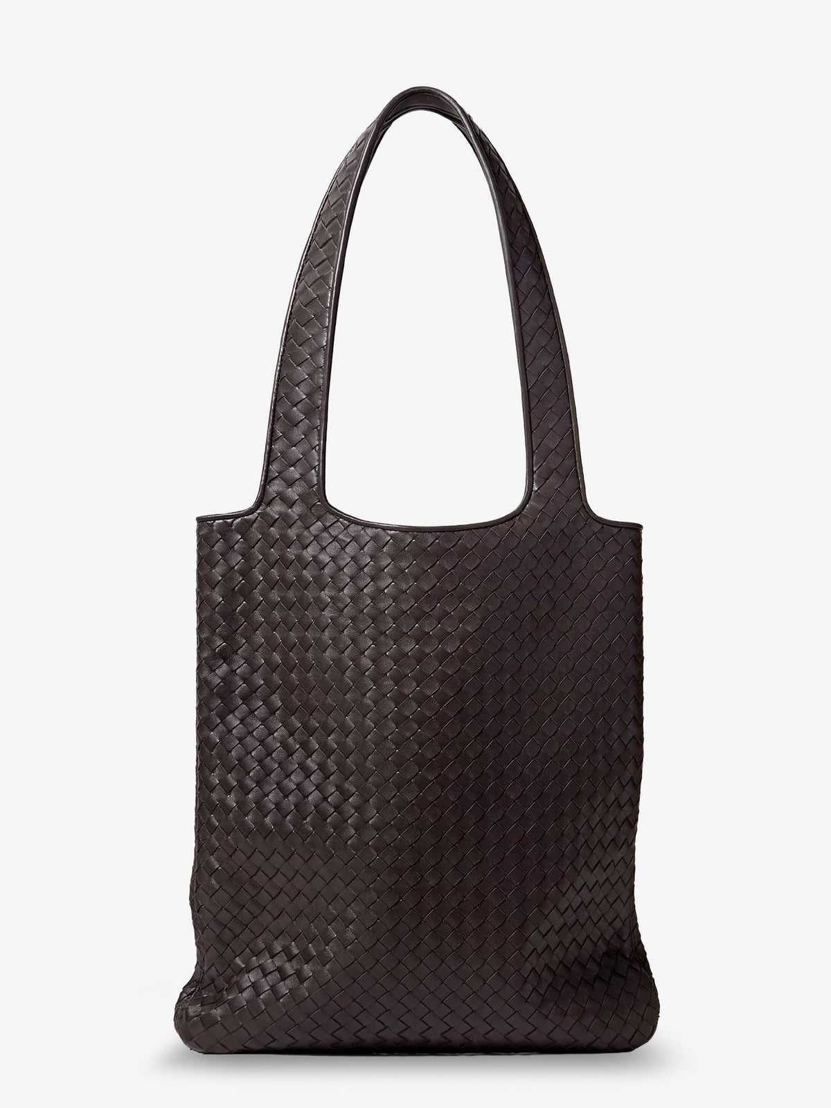 Bottega Veneta Men's Veneto Leather Shoulder Bag Brown