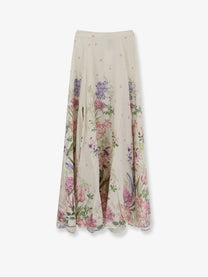 Charo Ruiz Ibiza Women's Ventine Long Skirt White