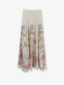 Charo Ruiz Ibiza Women's Ventine Long Skirt White