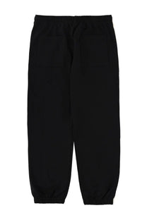 Versace jeans couture men’s black cotton pantalone jogging con joggers with elastic waistband and ribbed cuffs