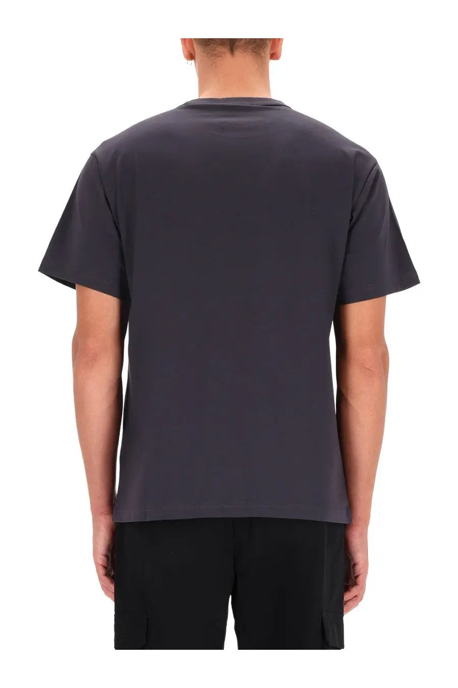 Dark gray Versace Jeans Couture men’s regular fit cotton short-sleeved t-shirt with crew neck design