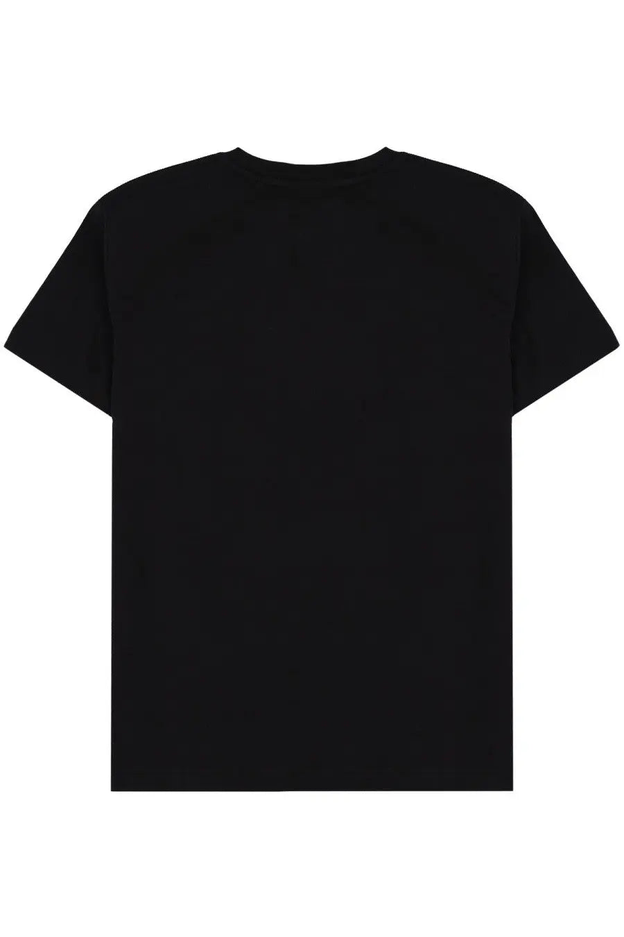 Versace Jeans Couture men’s black short-sleeved crew neck t-shirt made of cotton for casual wear