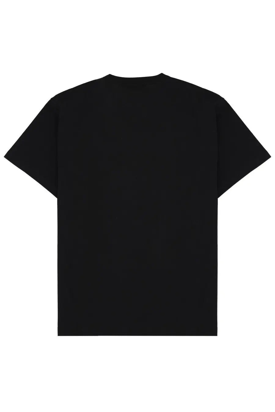 Versace Jeans Couture men’s black short-sleeved cotton shirt showing plain back side for casual wear