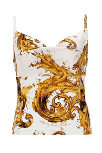 Versace Jeans Couture Women's Top in Viscosa White