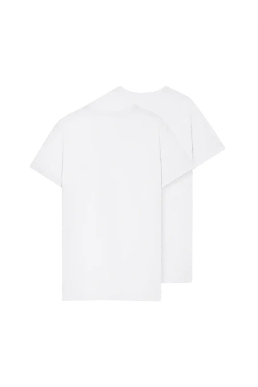 Versace men’s pack of two white cotton t-shirts plain simple design perfect for casual wear