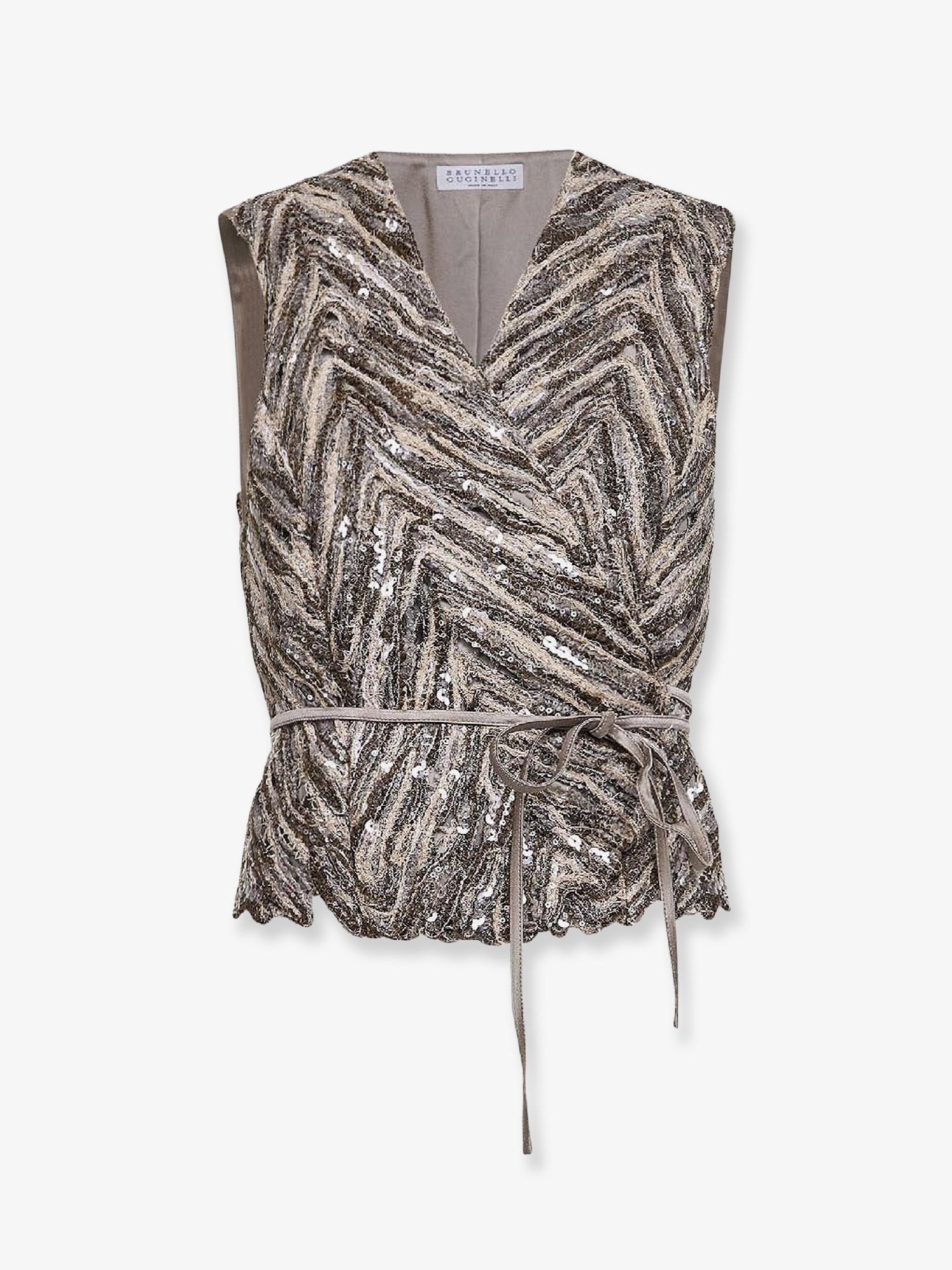 Brunello Cucinelli Women's Vest Beige