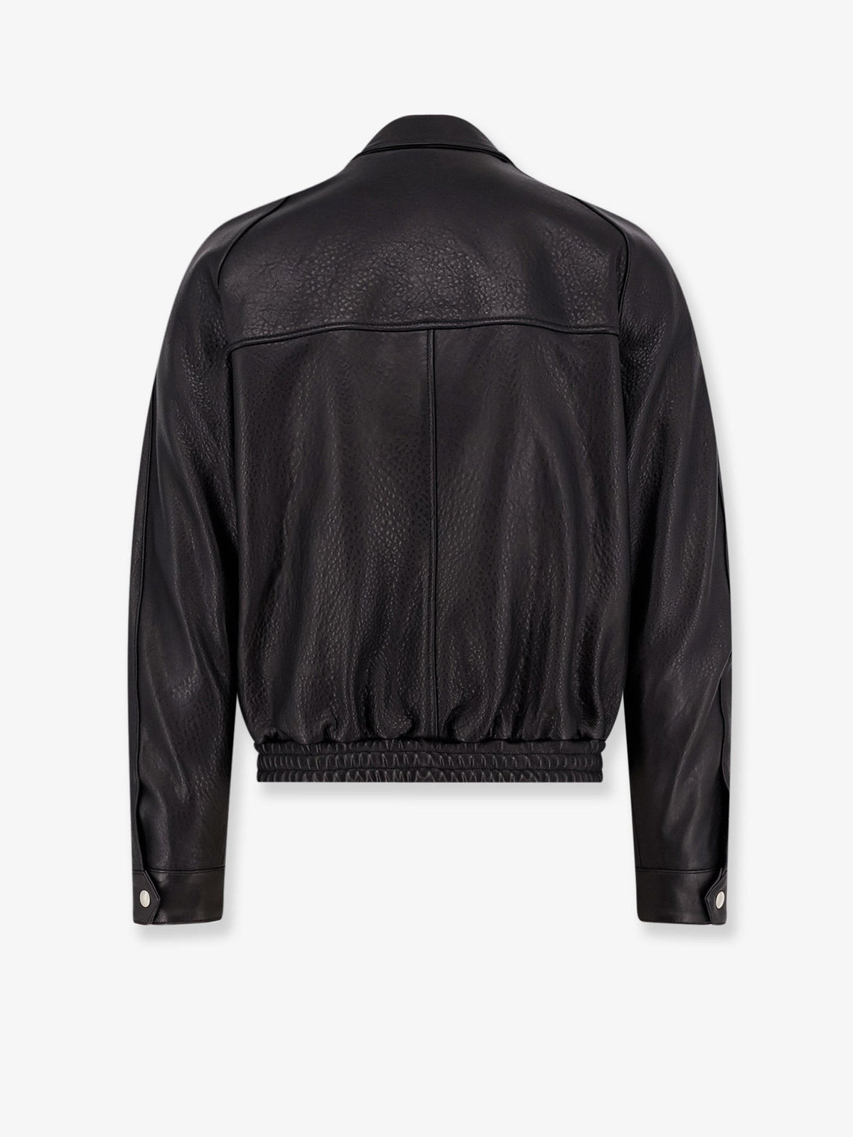 Tonywack Men's Vintage Leather Jacket Black
