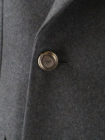 Dior Men's Virgin Wool and Cashmere Flannel Double Breasted Blazer Green