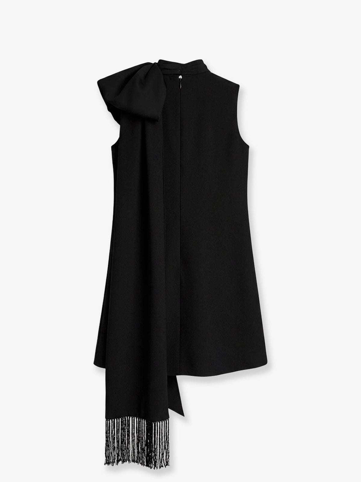 Dior Women's Virgin Wool and Silk Crêpe Dress Black