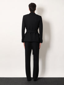 Valentino Men's Virgin Wool Blazer Black