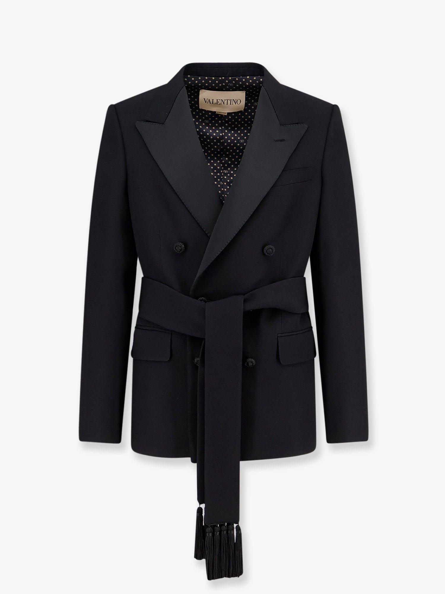 Valentino Men's Virgin Wool Blazer Black
