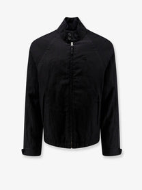 Massimo Osti Men's Virgin Wool Blend Jacket Black