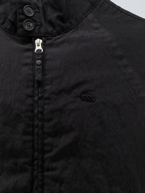Massimo Osti Men's Virgin Wool Blend Jacket Black
