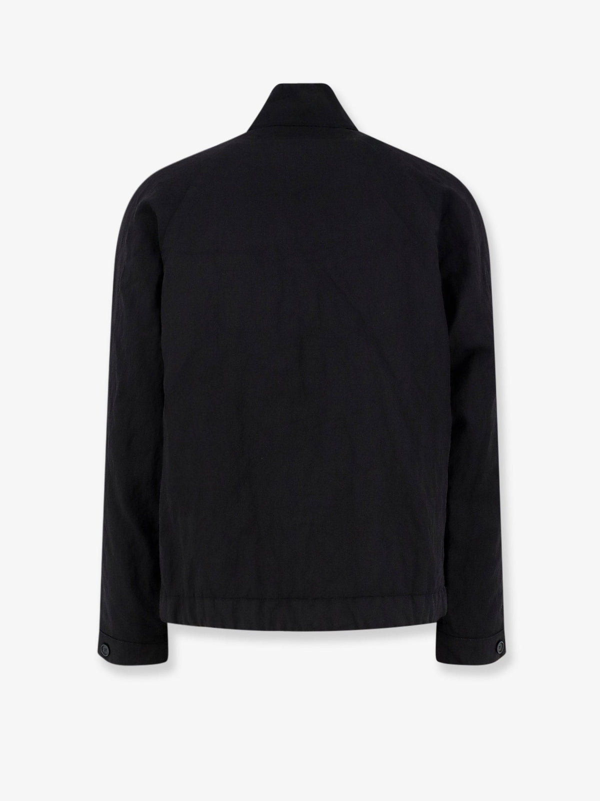 Massimo Osti Men's Virgin Wool Blend Jacket Black