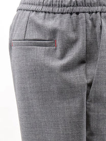 AMARÁNTO Men's Virgin Wool Blend Trousers Grey