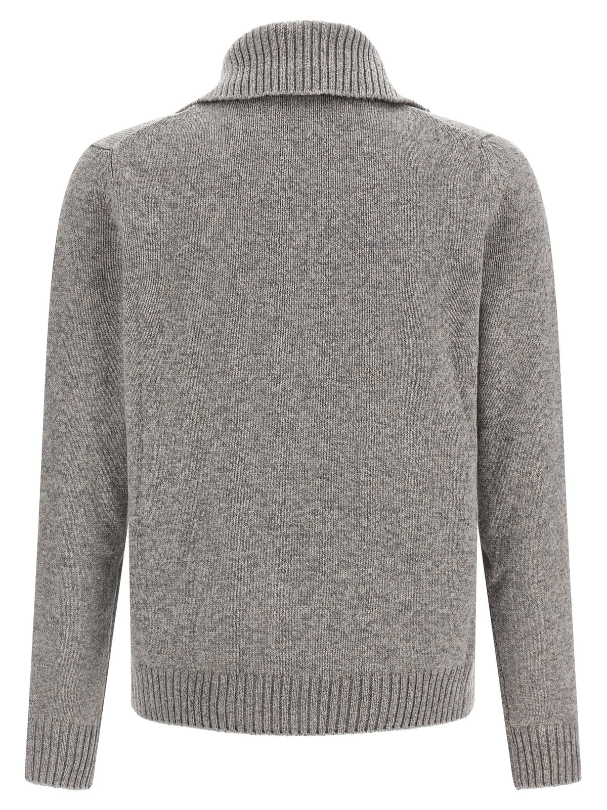 Zanone Virgin Wool Cardigan Grey