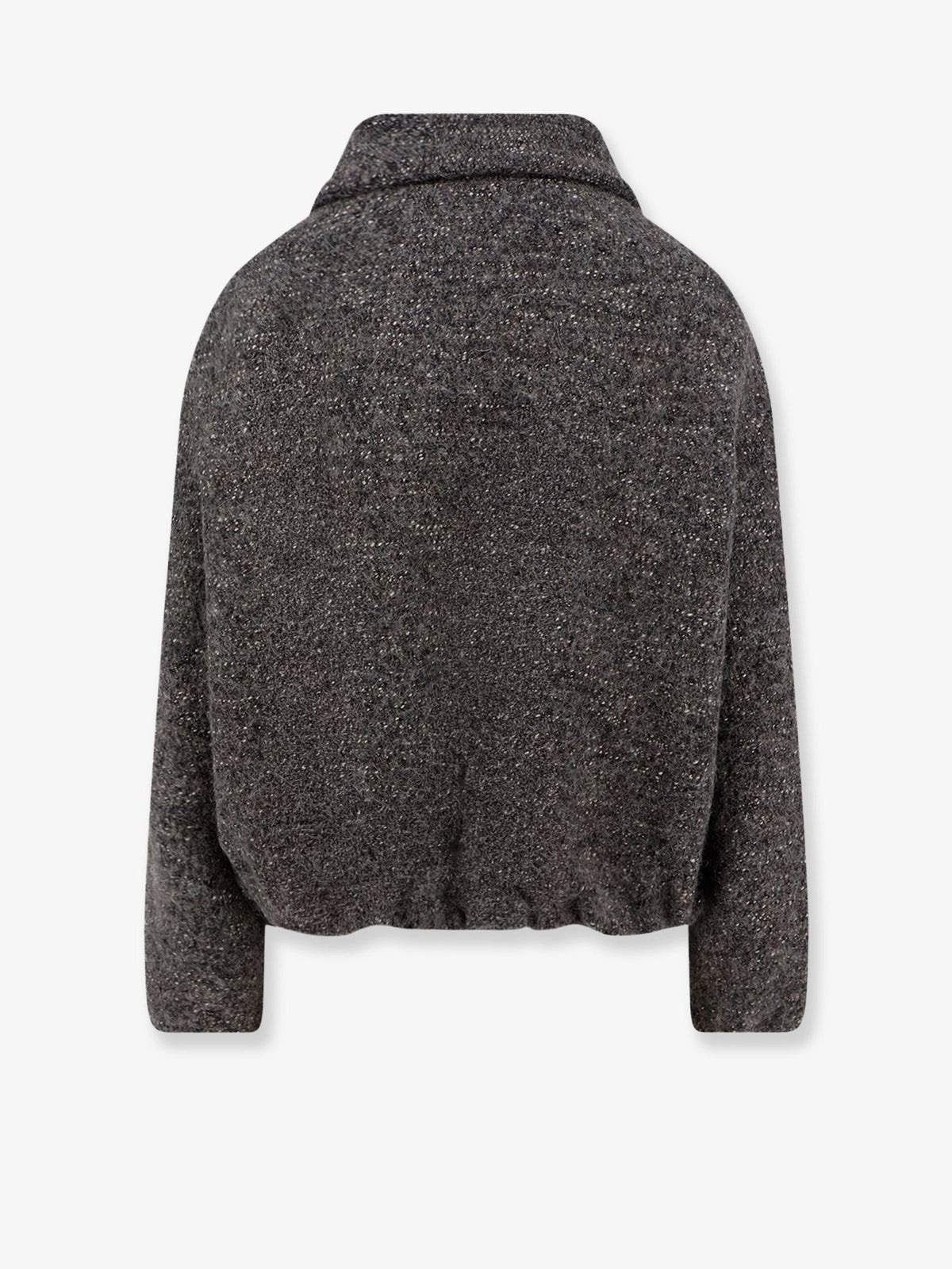 Alysi Women's Cotton and Alpaca Jacket Grey