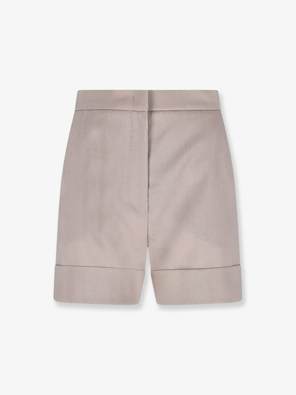 Max Mara Women's Mohair and Wool Blend Bermuda Shorts Beige