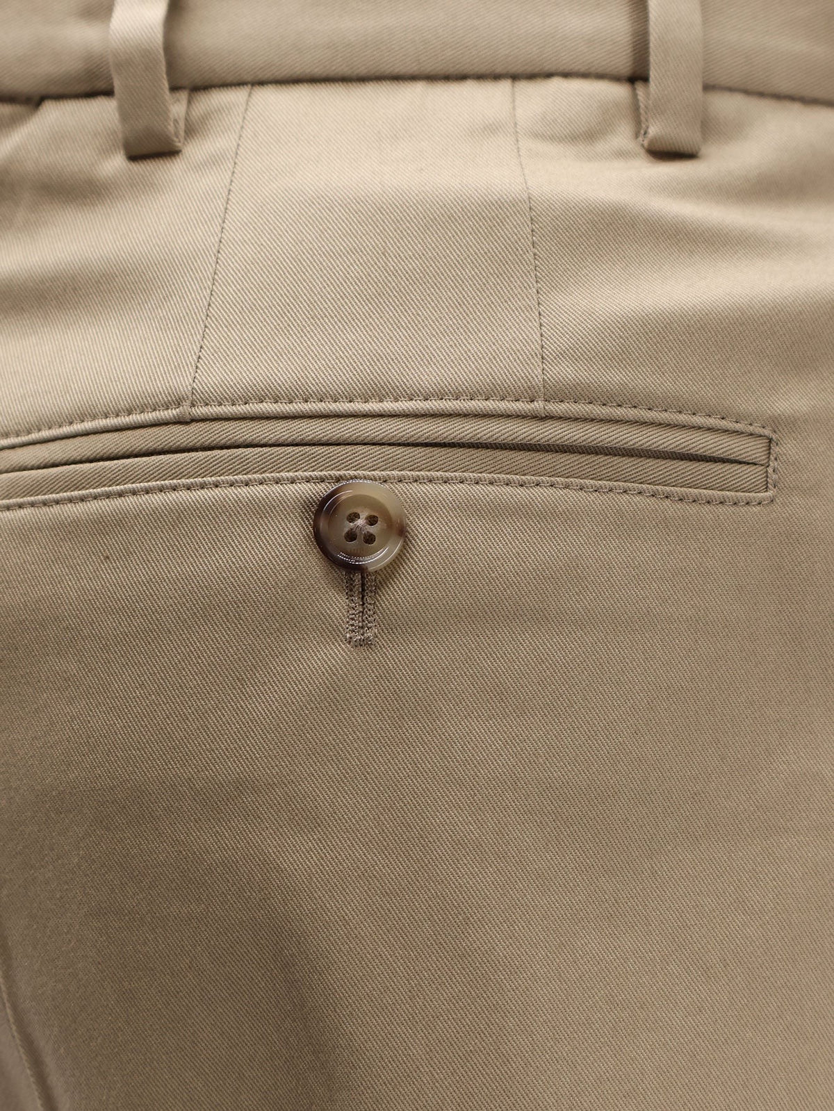 Ami Paris Men's Virgin Wool Shorts Beige