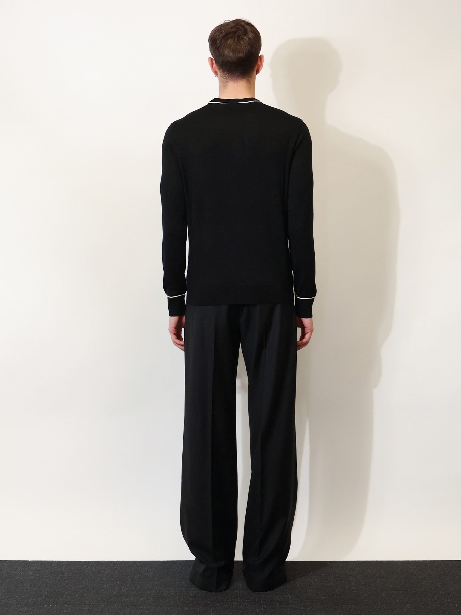Dolce &amp; Gabbana Men's Embroidery Sweater Black