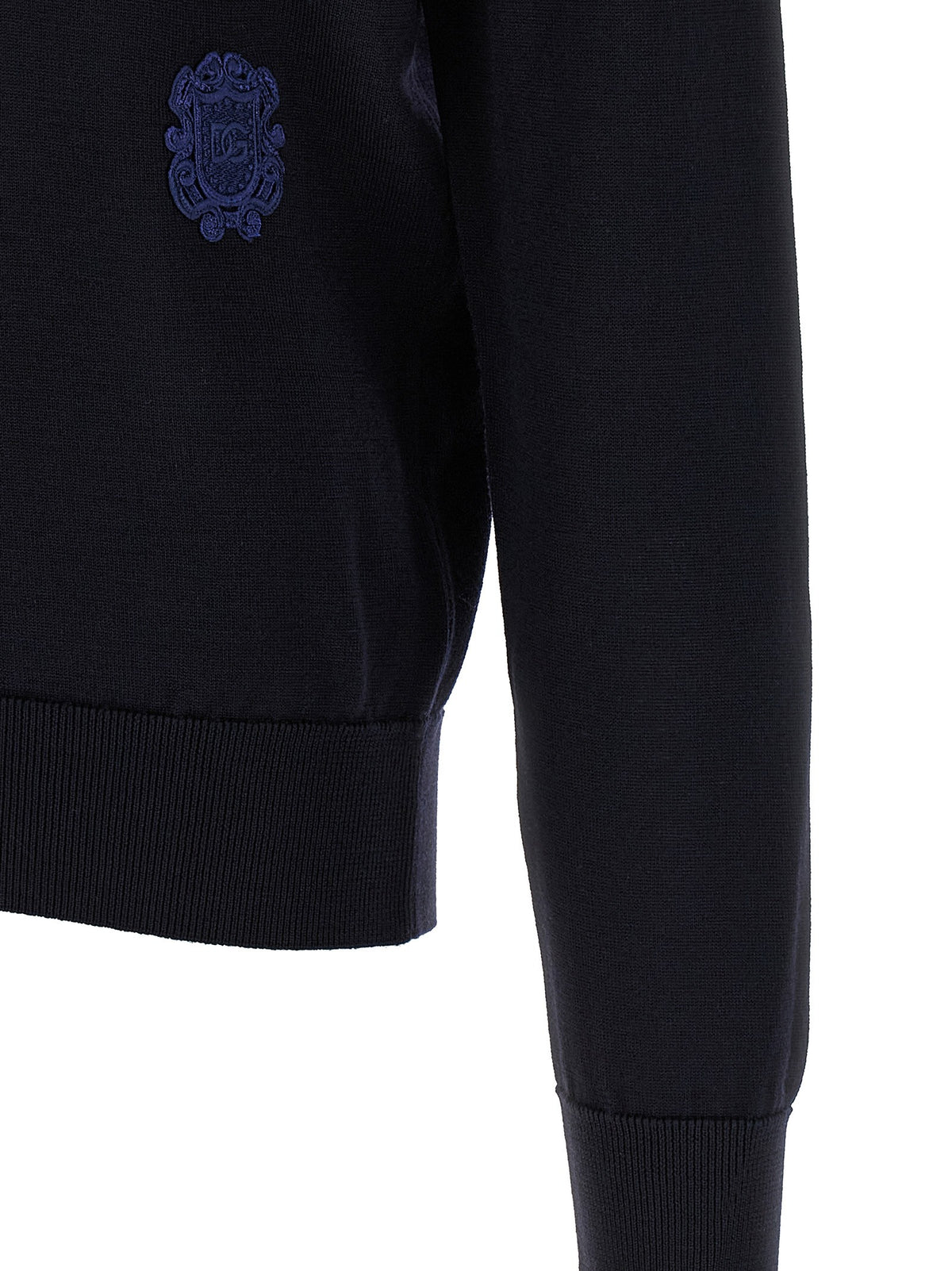 Dolce &amp; Gabbana Virgin Wool Turtleneck Sweater Blue