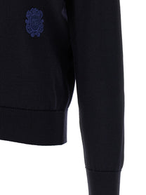 Dolce &amp; Gabbana Virgin Wool Turtleneck Sweater Blue
