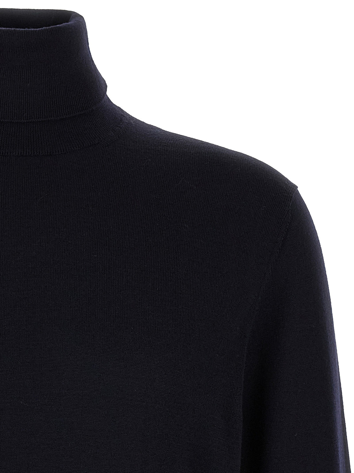 Dolce &amp; Gabbana Virgin Wool Turtleneck Sweater Blue