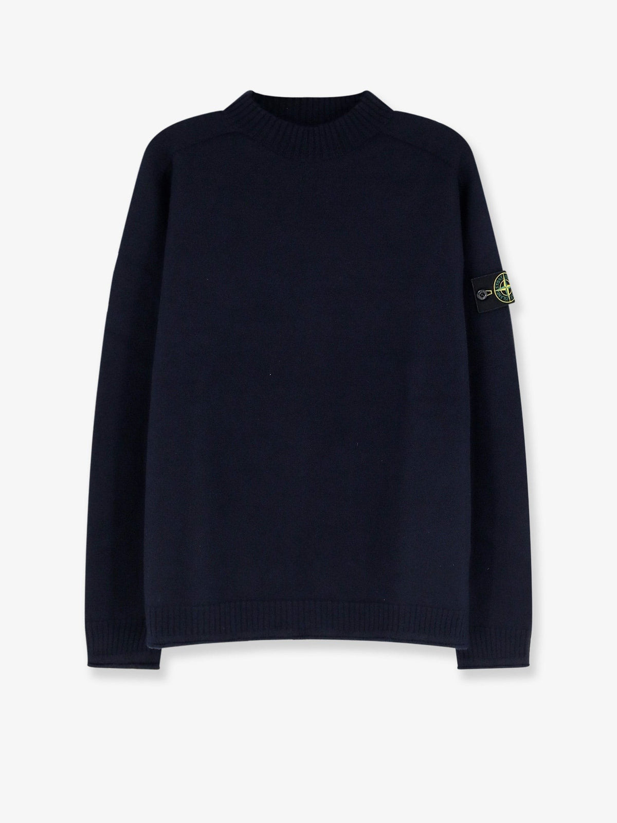 Stone Island Men's Virigin Wool Sweater Blue