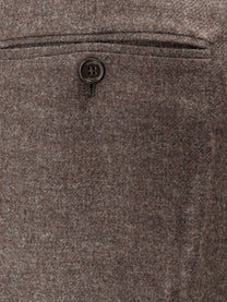 Toteme Women's Viscose and Certified Wool Trousers Beige