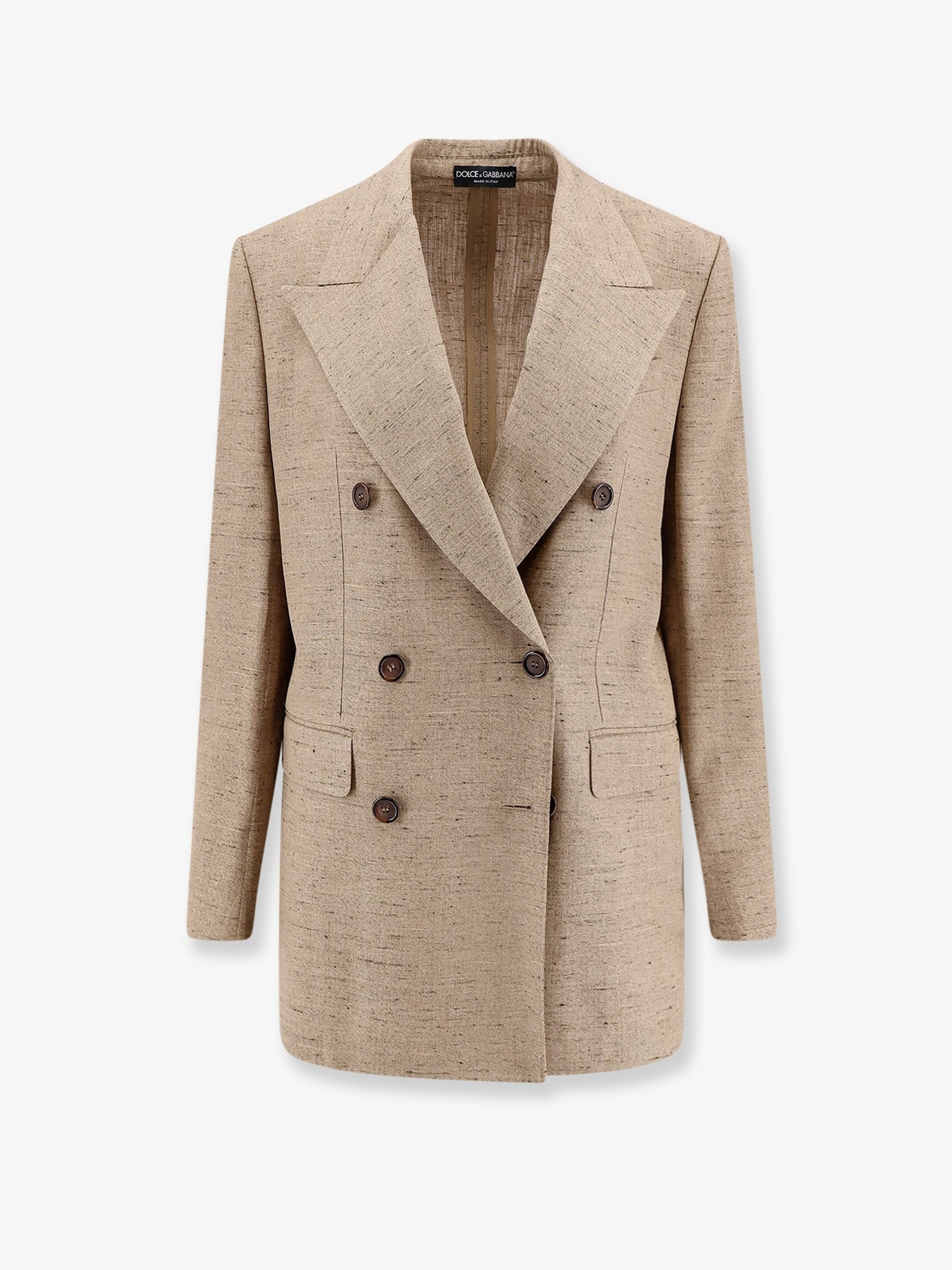 Dolce &amp; Gabbana Women's Double Breasted Blazer Beige