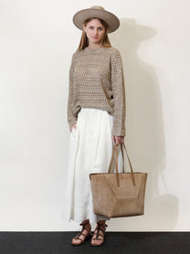 Brunello Cucinelli Women's Sartorial Skirt White